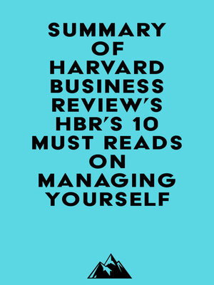 cover image of Summary of Harvard Business Review's HBR's 10 Must Reads on Managing Yourself